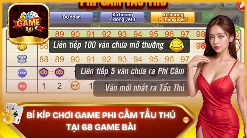Mẹo chơi Phi Cầm Tẩu Thú tại 68 Game Bài